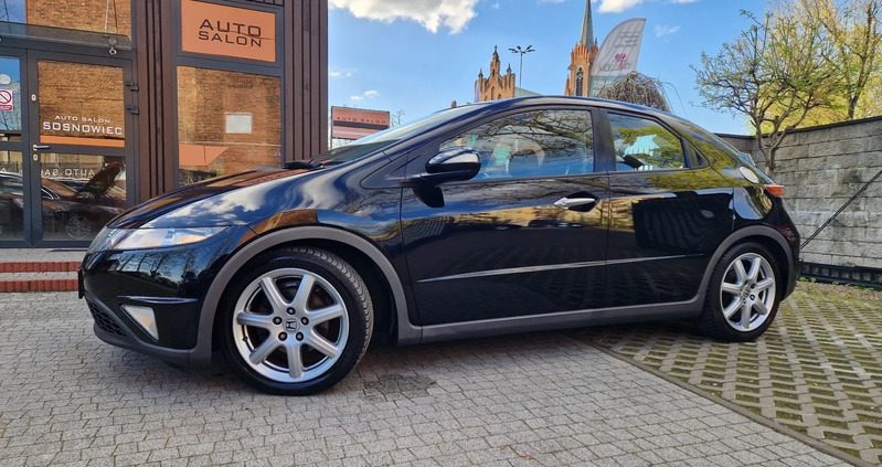 Honda Civic cena 24900 przebieg: 172312, rok produkcji 2008 z Sosnowiec małe 631